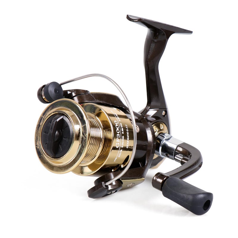 RESTCLOUD Spinning Fishing Reel for Freshwater Saltwater Fishing, Anti-Reverse with Front-Adjustable Drag, 5.2:1 Gear Ratio, 3 Ball Bearings (GF1000) - Image 1