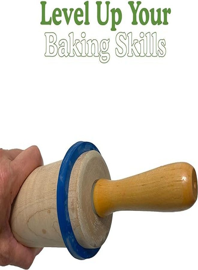 Regency Wraps Evendough Bands, Rolling Pin Rings for Rolling Dough to Precise Thickness for Pizza, Pies, Pastries, Pasta, Set of 4 sizes, Pack of 1 - Image 5