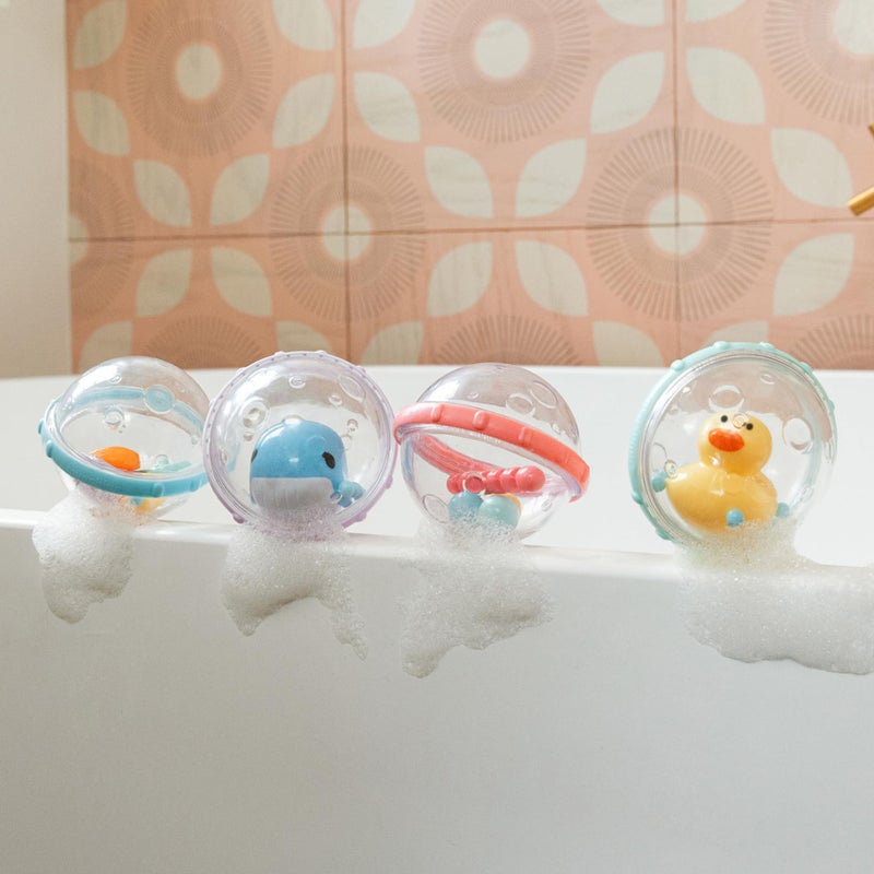 MunchkinÂ® Float & Play Bubblesâ„¢ Baby and Toddler Bath Toy, 4 Count - Image 4