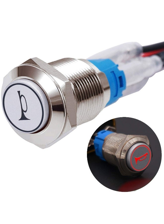 Twidec مفتاح دفع لحظي مزود بمكبر صوت مرتفع 19 مم من توييدك - Image 1