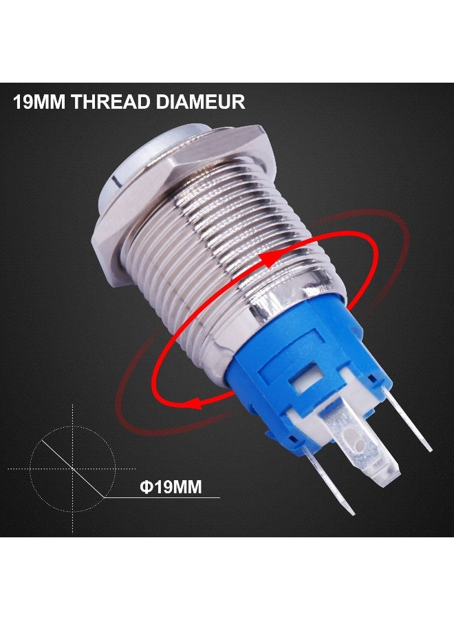 Twidec مفتاح دفع لحظي مزود بمكبر صوت مرتفع 19 مم من توييدك - Image 4