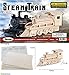 Puzzled 3D Wooden Steam Train Puzzle Wooden Train Puzzle Toy for Kids and Adults Educational 3D Puzzle Toy Train 3D Wooden Train Model Kit to Build and Paint with 72 Puzzle Pieces 1 Pack - Image 4