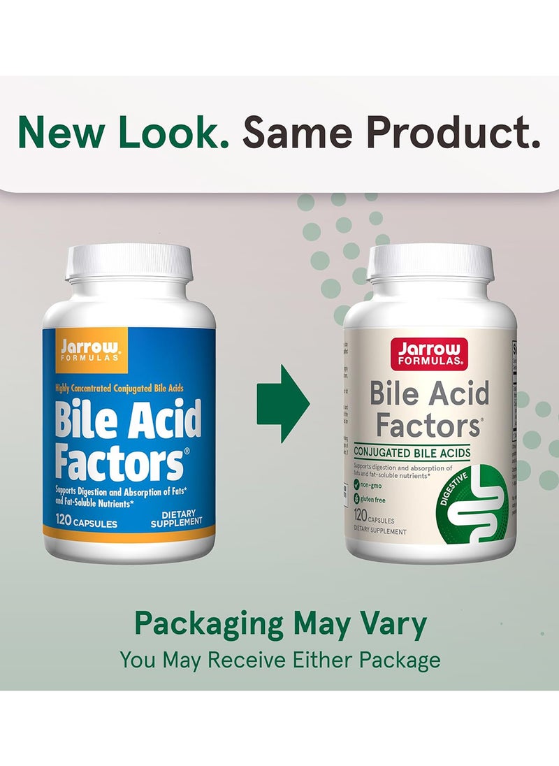 jarrow formulas - High Potency Bile Acid Factors Capsules 120 Count Pack Of 1 - Image 1