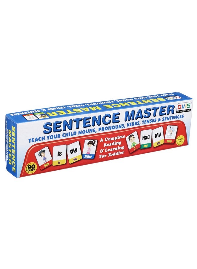 AViS Sentence Master Learning & Education Tabletop Game for Kids Aged 3 to 10 - Image 3