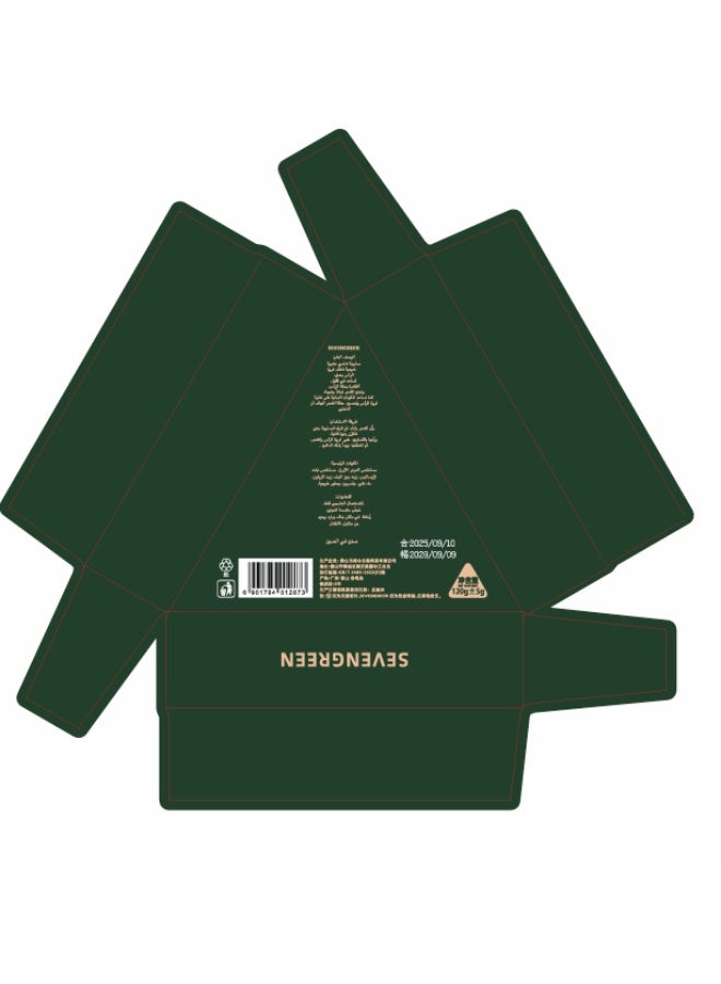 Seven Green Natural Herbal Anti-Hair Loss Shampoo Soap, Green Triangle, Scalp Care and Hair Root Strengthening - Image 3