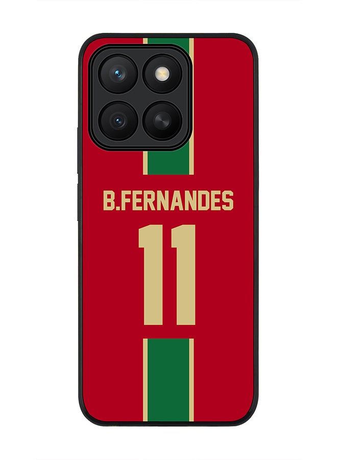 Stylizedd For Honor X8c Case,Slim fit Camera Protection, Shockproof Thin Phone cover  - Football  Portugal, B.Fernandes