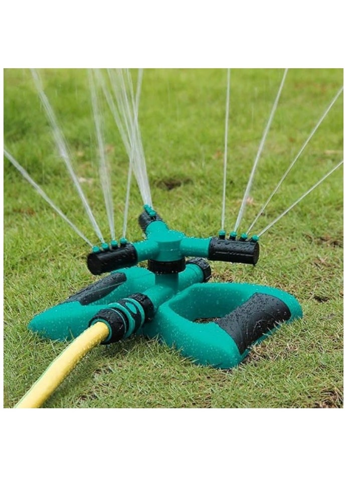 Happy Home - 360 Degree Rotating Triple Arm Sprinkler Provides Side Water Coverage Over A Large Area Of ​​The Garden (Hose Not Included) - Image 1