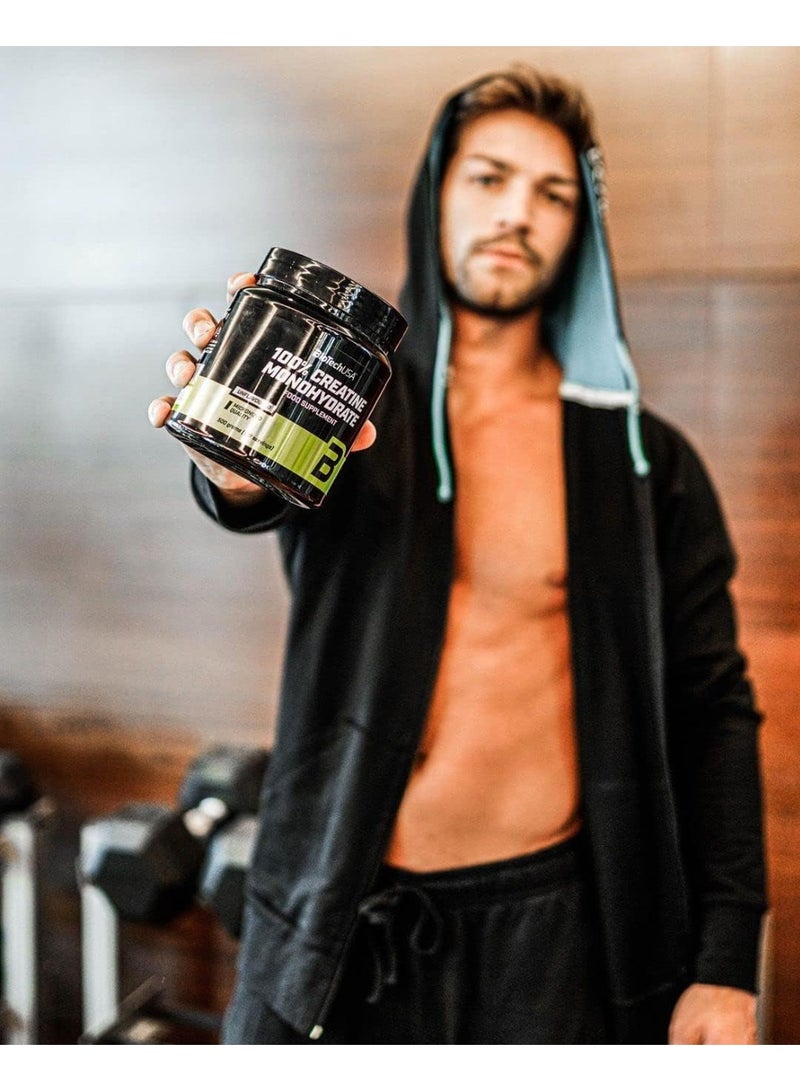 BioTechUSA 100% Micronized Creatine Monohydrate Powder, Unflavoured Easy-Mix Sports Nutrition Supplement, 3 g Creatine Per Serving, 500 g, 147 Servings - Image 2