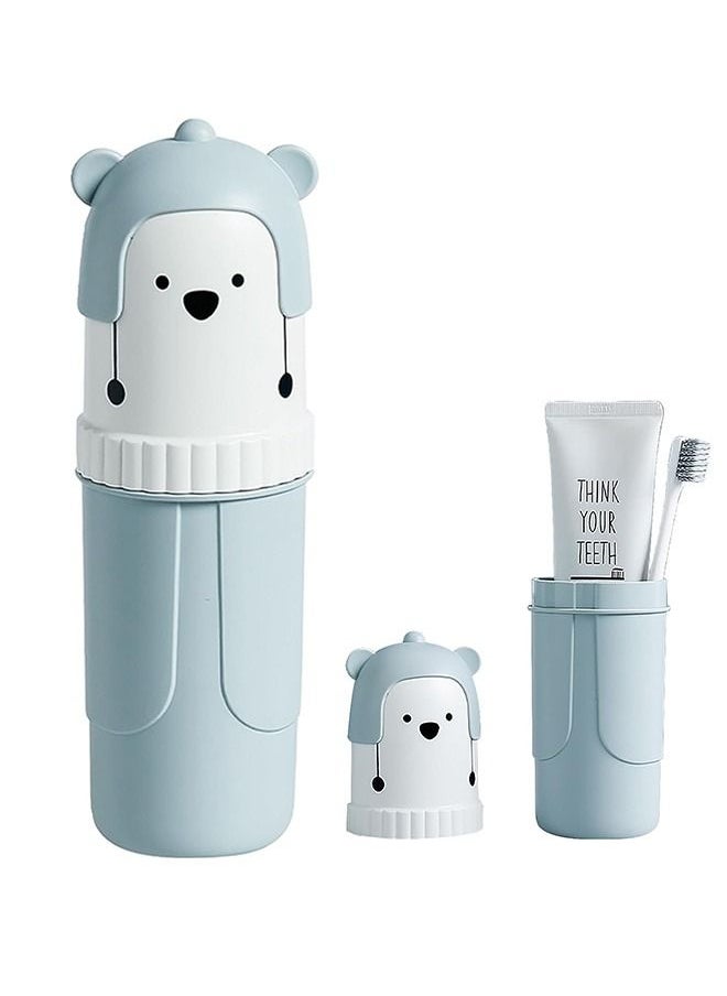 Bear Travel Toothbrush Cup Case, Toothbrush Holder with Cover Travel, Toothbrush Containers Portable Toothpaste Storage Toothbrush Case and Carrier (Blue) - pzsku/ZC3B3048AC2CB5BEF3BD4Z/45/_/1690968855/9d0336bb-18bd-494d-9f1f-036859c36853