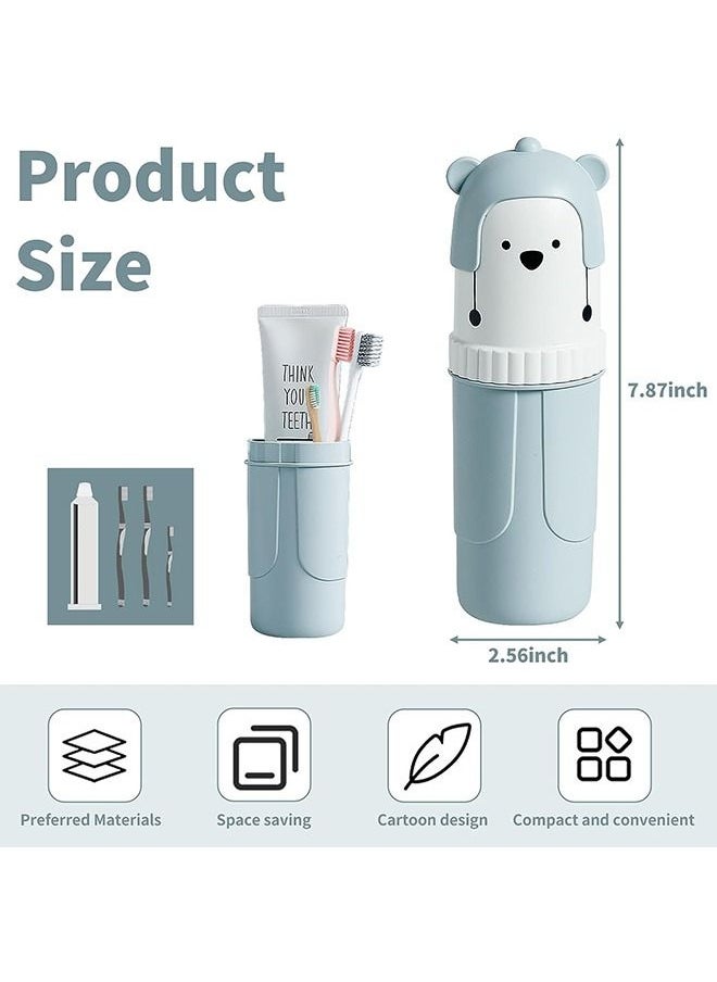 Bear Travel Toothbrush Cup Case, Toothbrush Holder with Cover Travel, Toothbrush Containers Portable Toothpaste Storage Toothbrush Case and Carrier (Blue) - pzsku/ZC3B3048AC2CB5BEF3BD4Z/45/_/1690968857/685edf01-3181-421a-a61f-745197b46fbb