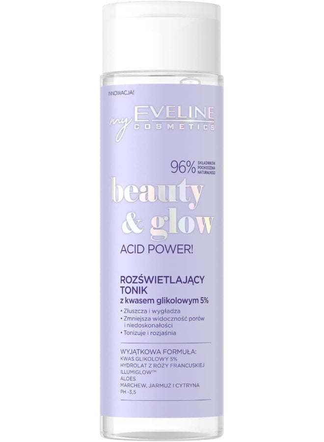 Beauty And Glow Illuminating Toner With Acid Power