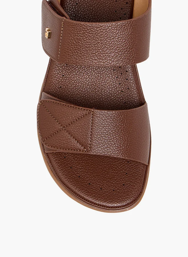 فلورا بيلا من شو إكسبرس Solid Sandals with Hook and Loop Closure