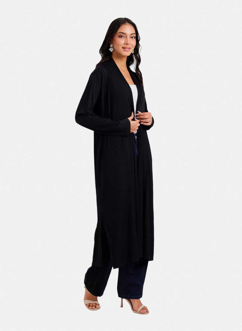 Carina Ribbed Midi Cardigan - Image 2