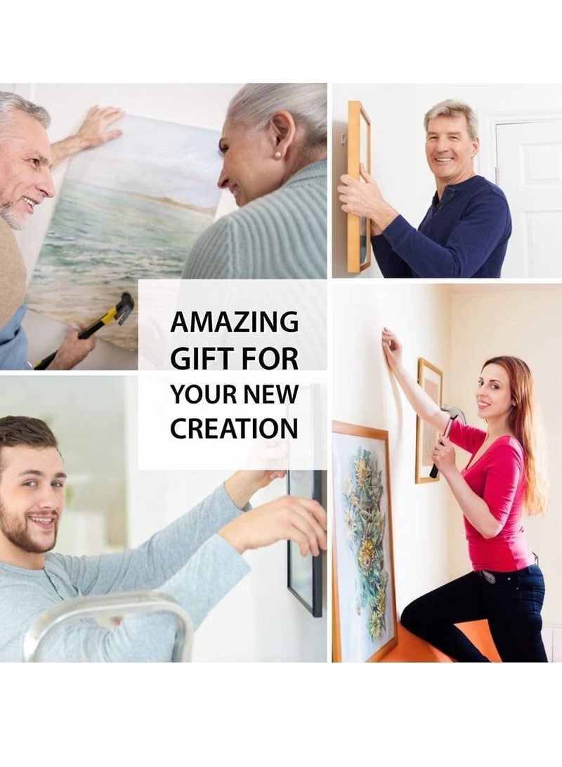 Y&D Picture Hanger Assortment Kit 200 Pieces Includes Screws Nails D Ring Hooks Wire Serrated Heavy Duty - Image 2