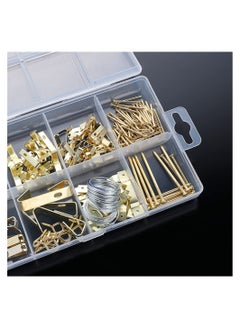Y&D Picture Hanger Assortment Kit 200 Pieces Includes Screws Nails D Ring Hooks Wire Serrated Heavy Duty  - Image 4