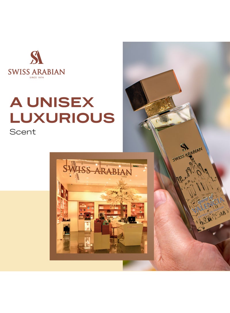 SWISS ARABIAN سبيريت أوف فالنسيا - خلاصة عطر للجنسين 100 مل - Image 3