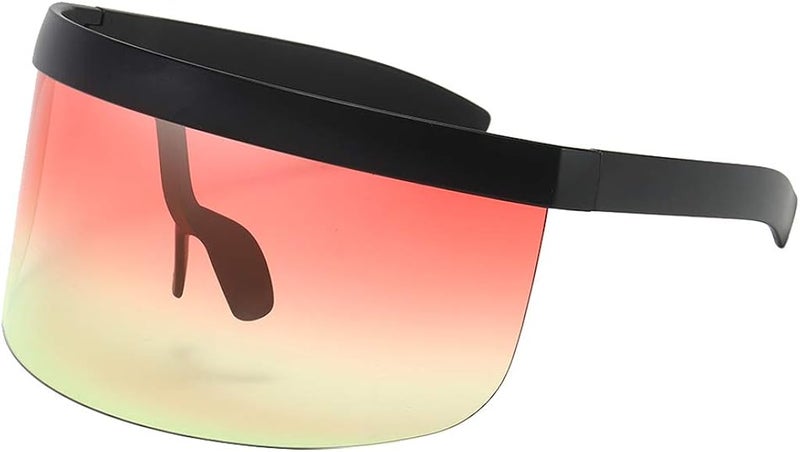 klarako Oversize Visor Sunglasses Mirrored UV400 Protection for Men And Women, for - Image 2