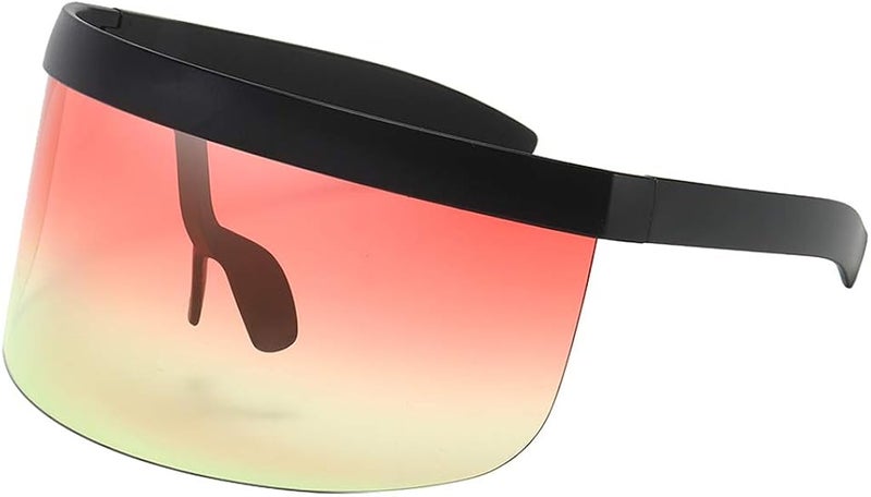 klarako Oversize Visor Sunglasses Mirrored UV400 Protection for Men And Women, for - Image 3