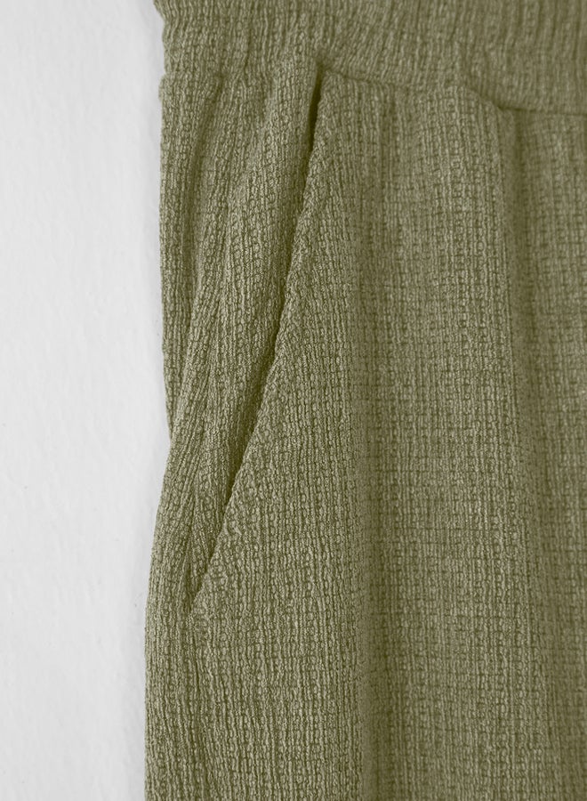 trendyol Wide Leg Textured Open Leg  - Image 3