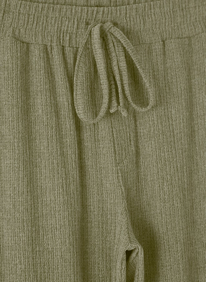 trendyol Wide Leg Textured Open Leg  - Image 2