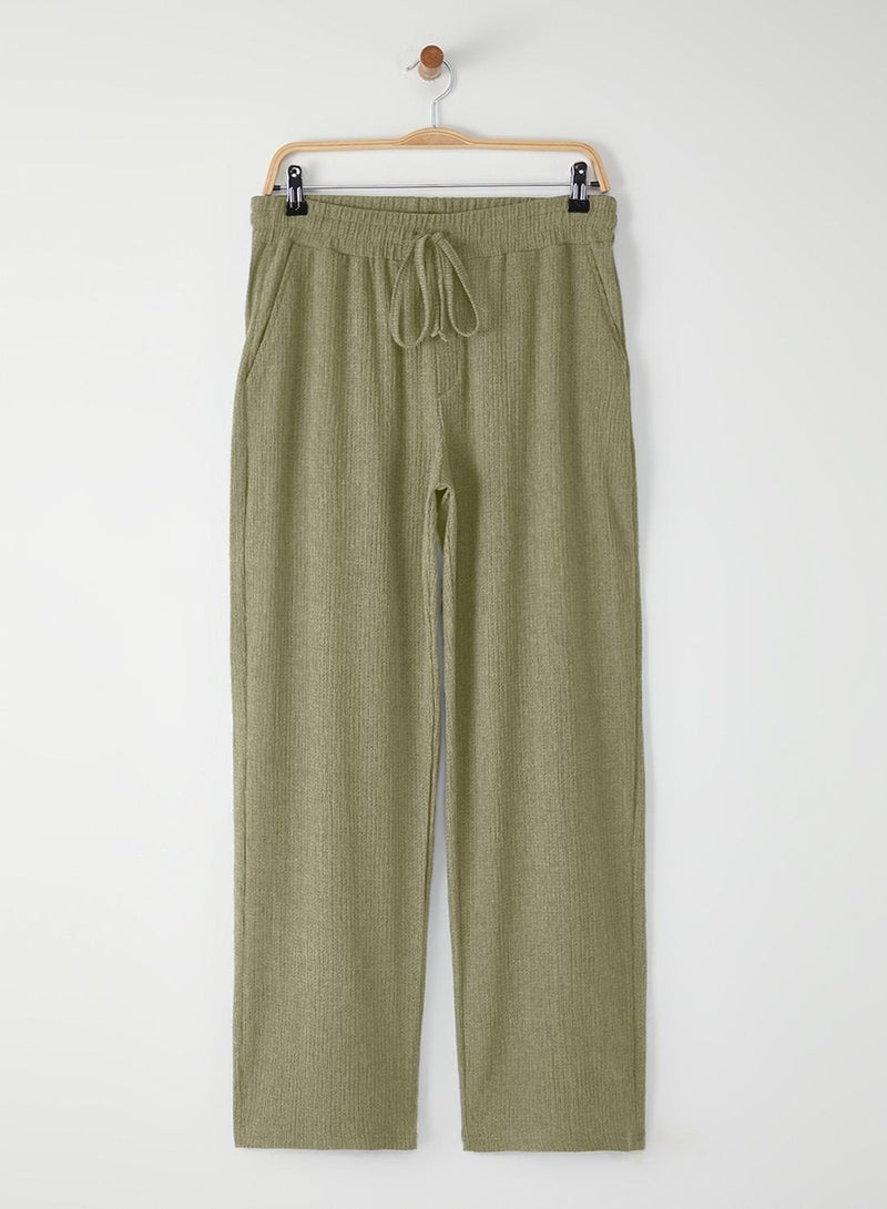 trendyol Wide Leg Textured Open Leg - Image 4