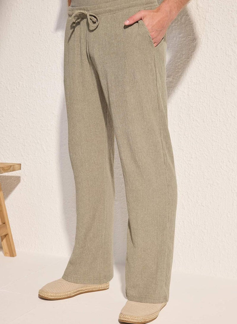 trendyol Wide Leg Textured Open Leg - Image 3