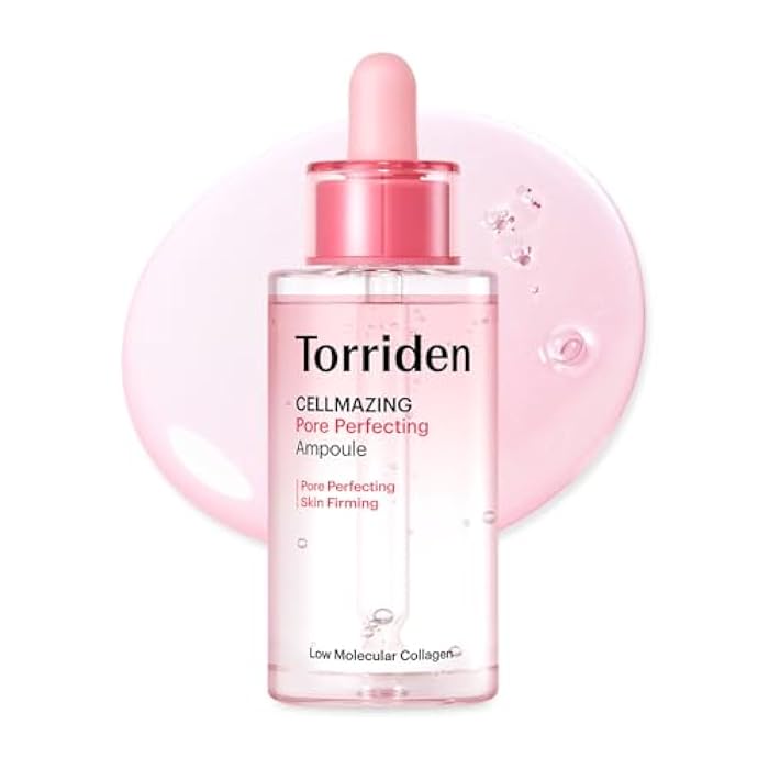 Torriden CELLMAZING Pore Perfecting Ampoule 30ml (1.01 fl.oz.) | Improving Skin Elasticity | 5D Collagen, Peptide Complex, PHA, LHA | Korean Facial Serum, Korean Skin Care - Image 1