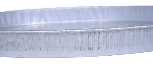 Vestil DC-245-H Galvanized Open Head Drum Cover with Handle 24-1/2 In. Inside Diameter Silver - Image 5