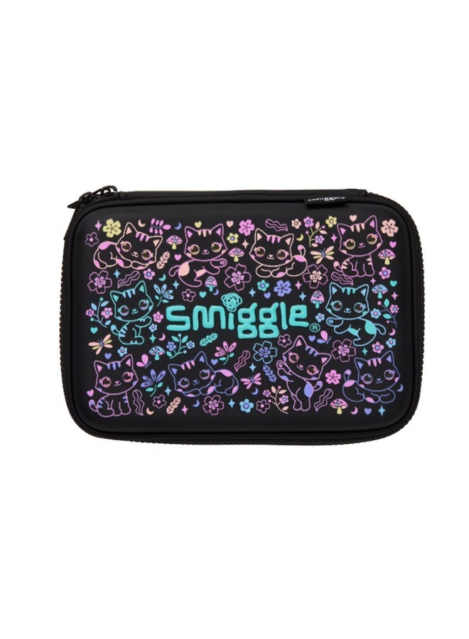 Smiggle Dreamy Floral Cat Hard-Shell Large Capacity Pencil Case - Image 2