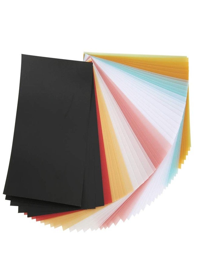 DOACT Vellum Paper for Card Making a4 5x7 Coloured Translucent Colored tracing Teal Multicoloured Sheets Craft Colour Clear Clarity Stamps Colored sulfuric Cardboard, Rubber Stamp - Image 3