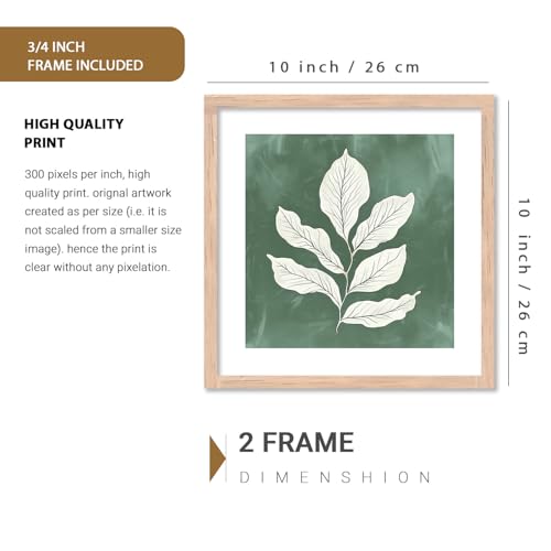 Kotart Modern Art Paintings for Living Room | Painting for Wall Decoration | Wall Poster With frames | Paintings For Home Decoration | Framed Wall Painting for Home Room Bedroom Office Wall Décor | Set Of 4 (Art 5, (10x13 or 10x10 inch), Framed) - Image 4