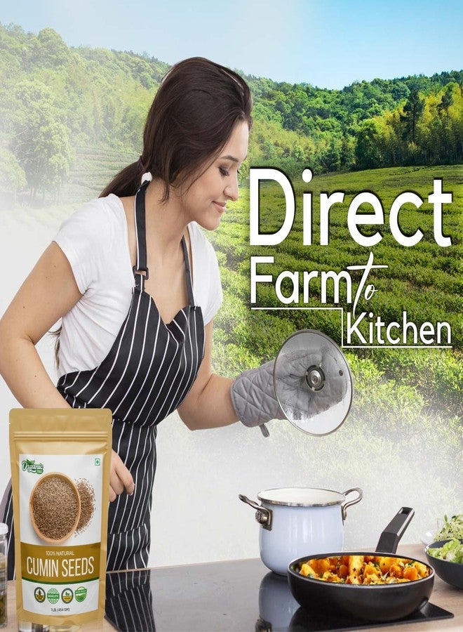 ORGANIC ZING بذور كمون زنج العضوية (454 غ / 16 أونصة) - كمون ممتاز صالح للأكل، مثالي للطبخ والتتبيل والطهي اليومي - Image 4