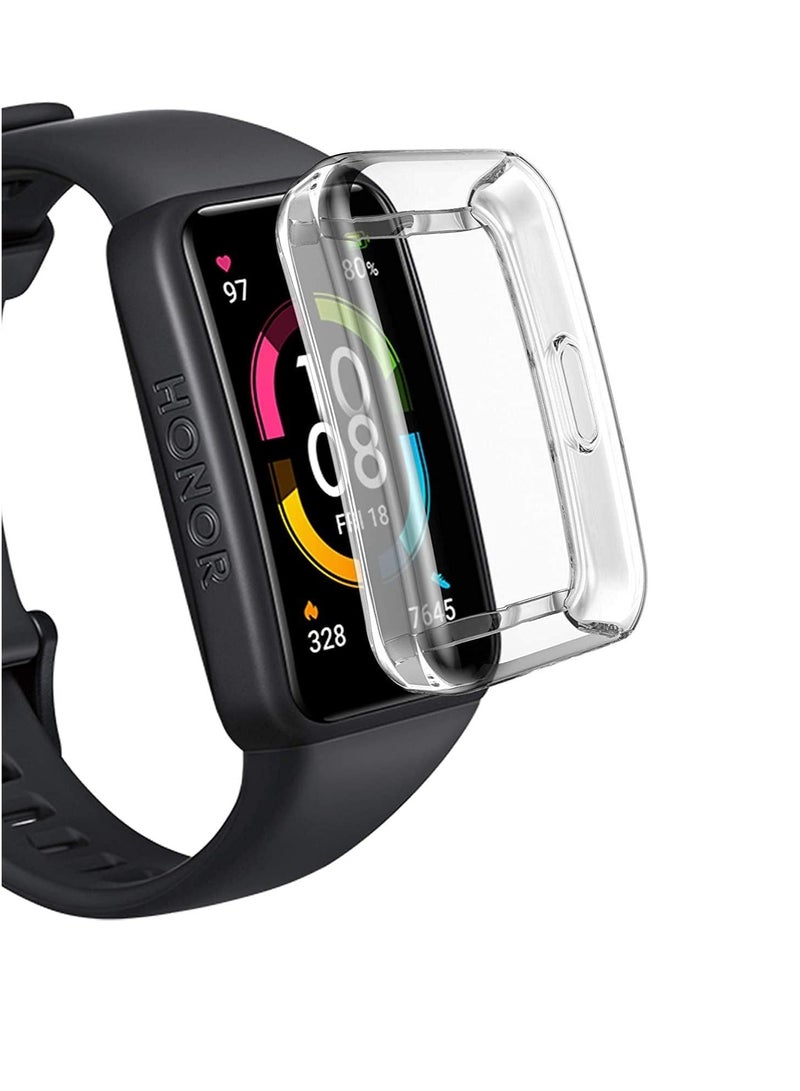 Shockproof TPU Flexible Frame Protective Case Cover for Honor Band 6/7 - Image 1