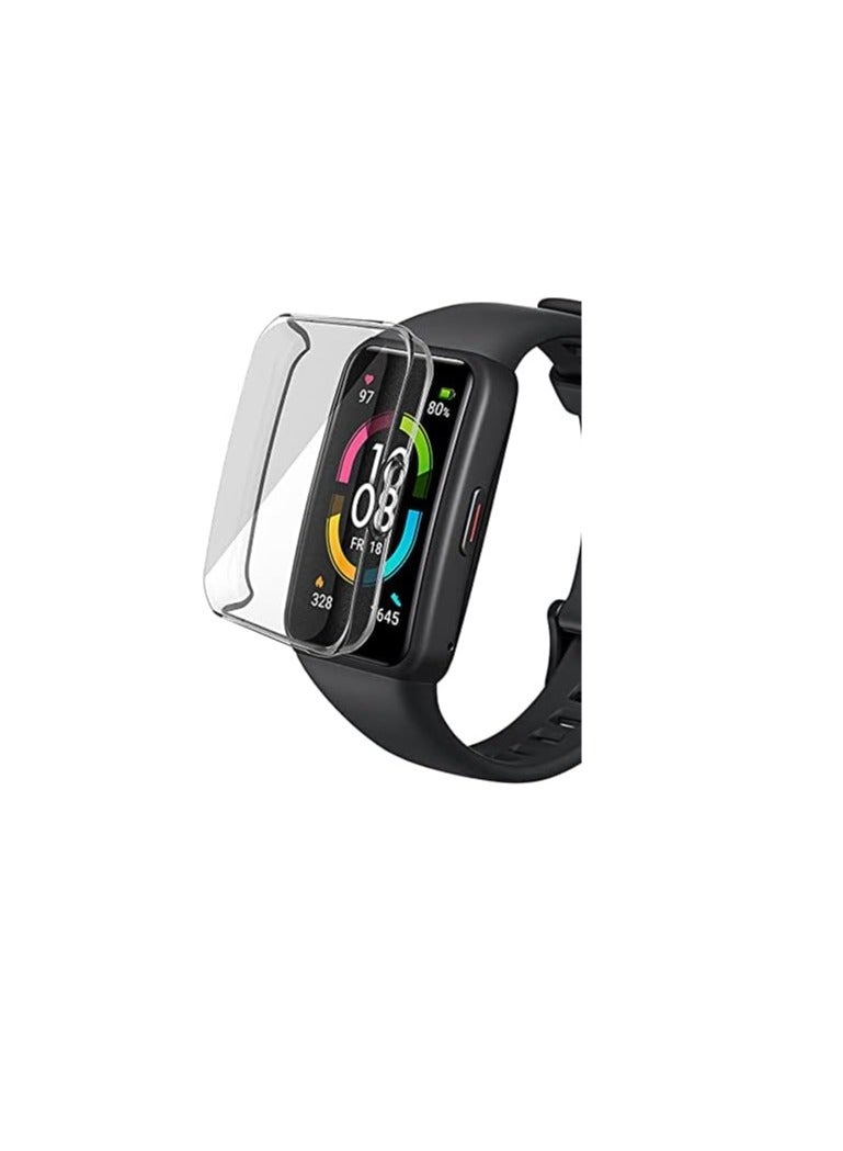 Shockproof TPU Flexible Frame Protective Case Cover for Honor Band 6/7 - Image 2