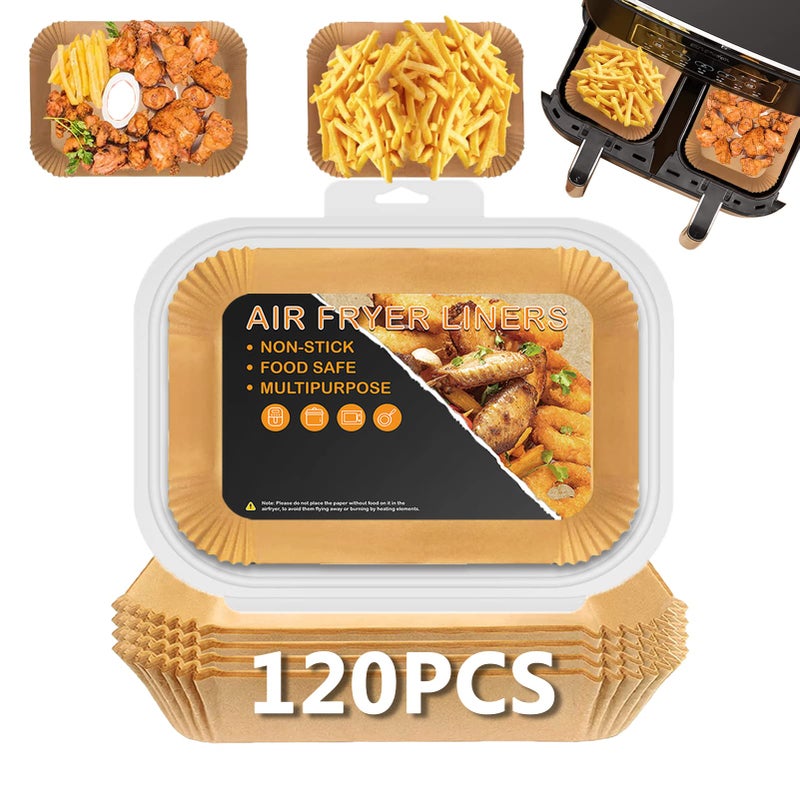 Air Fryer Liners for bella 4Qt Slim Air Fryer Air Fryer Parchment Liners for Ninja DZ201DZ401DZ550SL401 CHEFMAN 6 Quart Dual Basket Air Fryer
