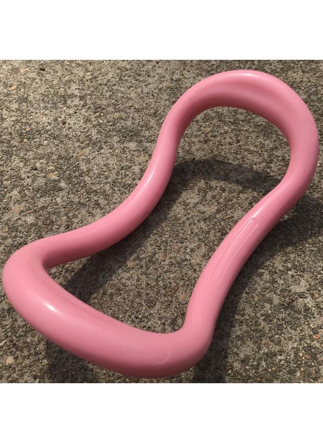 Thoraya Durable Yoga Ring Pilates Stretch Circle Fitness Equipment for Training Bodybuilding(Pink)  - Image 3