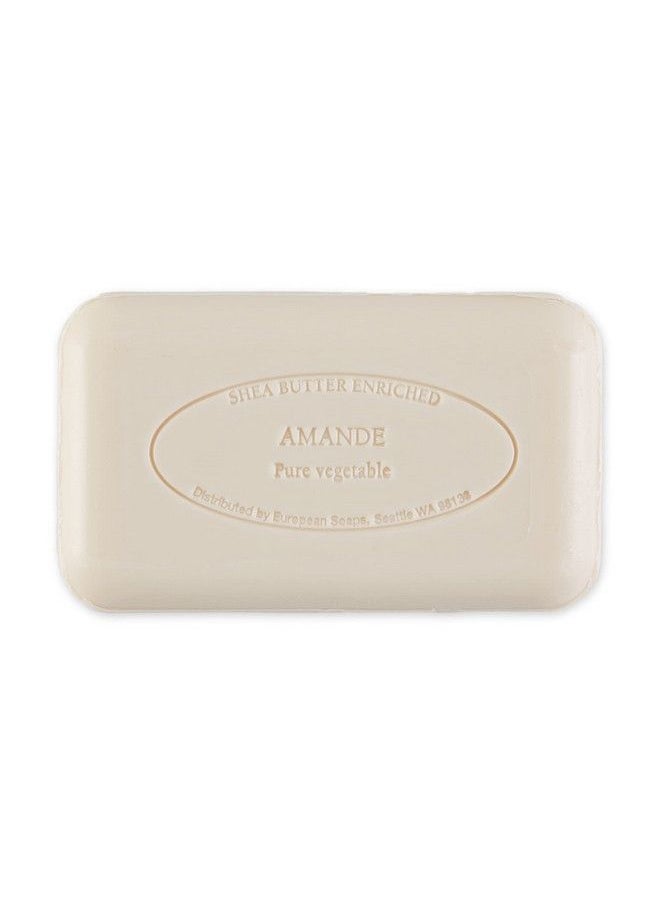 Pre De Provence Artisanal Soap Bar Natural French Skincare Enriched With Organic Shea Butter Quad Milled For Rich Smooth & Moisturizing Lather Amande 5.3 Ounce  - Image 3
