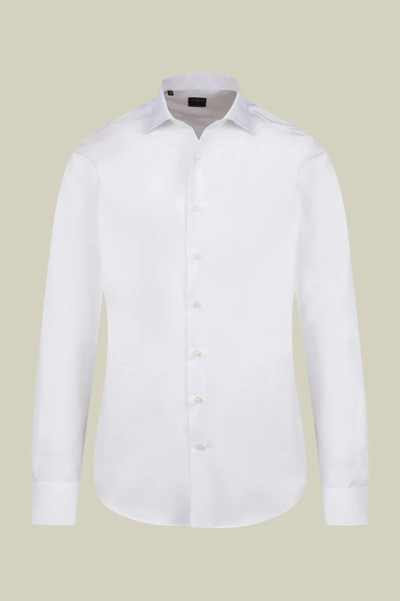 Doppelganger White Men's french collar classic shirt - White for Men | Best Price UAE