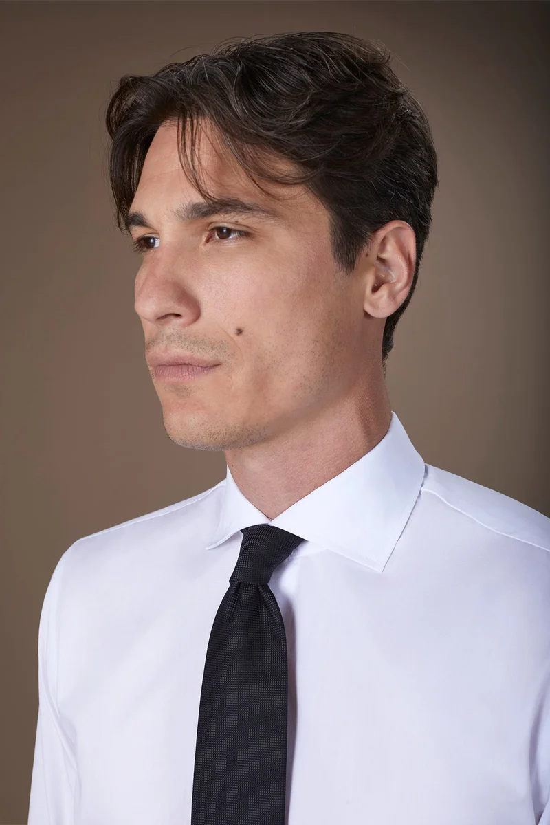 Doppelganger White Men's french collar classic shirt - White for Men | Best Price UAE