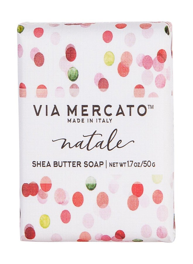 Via Mercato Natale Shea Butter Soap Boutique Luxury Gift Box (Set of 4, 50g Each) - Natale - Image 5