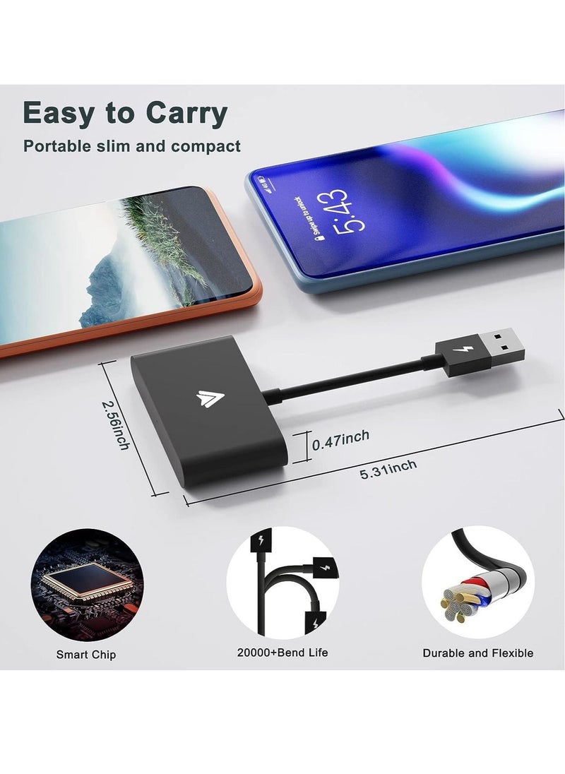 Generic - Wireless Android Auto Adapter - USB Wireless Android Auto Dongle, Compatible with Android Phones and Car Factory Wired AA to Wireless Adapter - Image 1