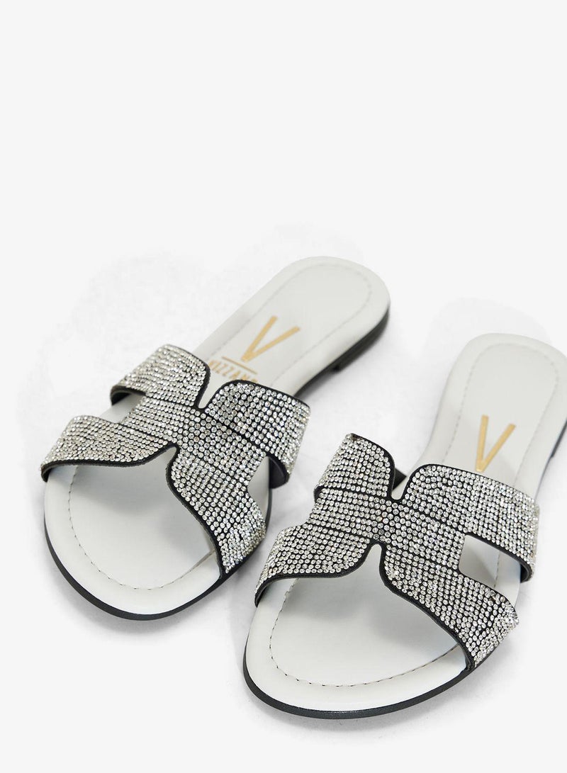 فيزانو صنادل مسطحة للنساء - صنادل مسطحة أنيقة ونعال مسطحة مريحة للسيدات - Image 4