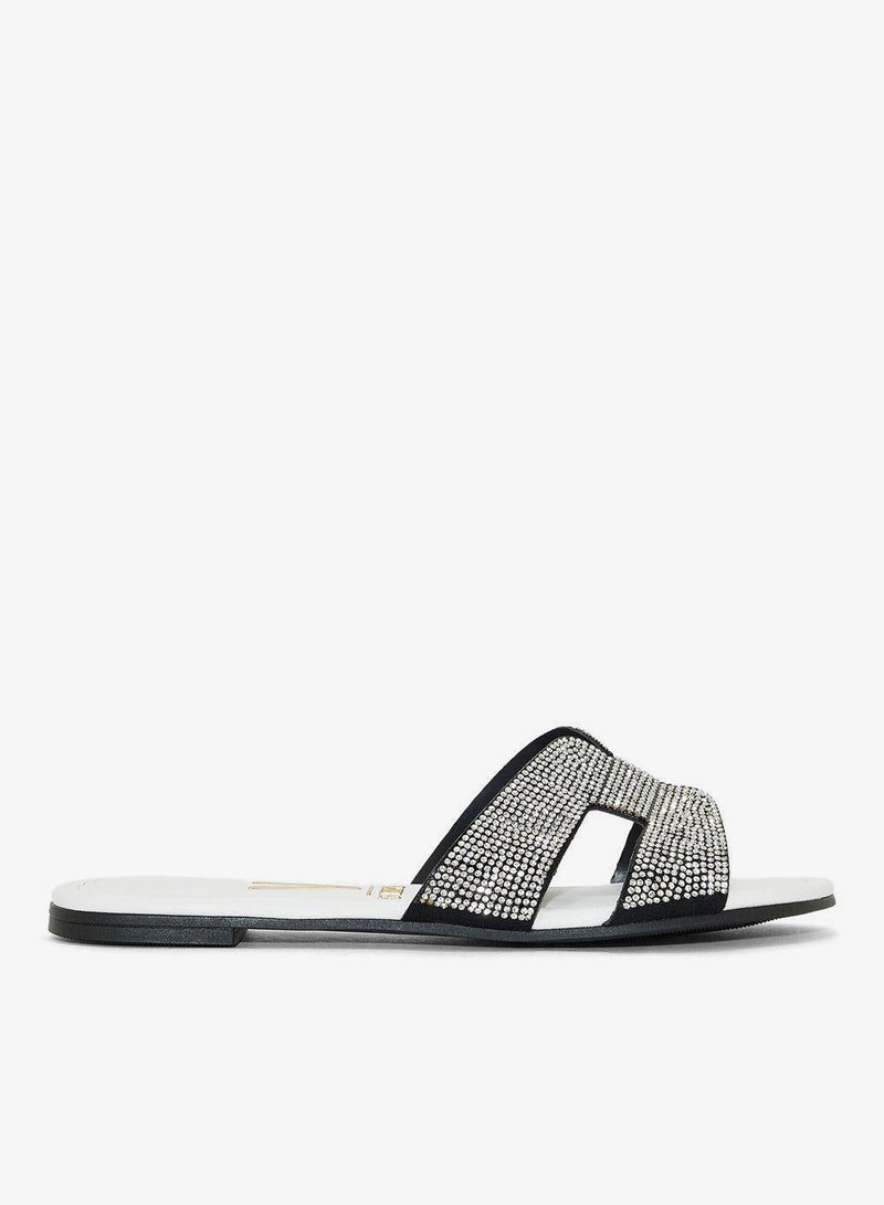 فيزانو صنادل مسطحة للنساء - صنادل مسطحة أنيقة ونعال مسطحة مريحة للسيدات - Image 1