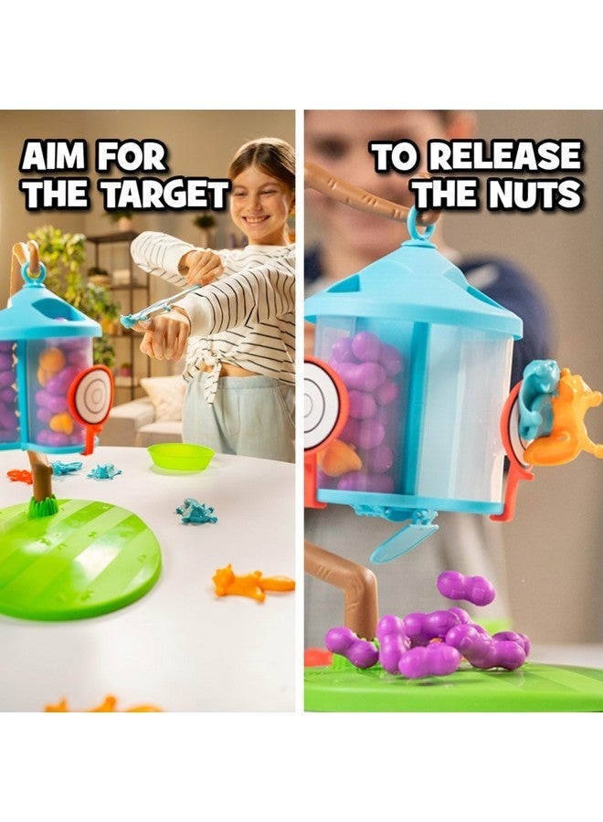 PlayMonster Flying Squirrels Feeder Frenzy Board Game - Kids Games, Family Games for Kids and Adults, Board Games for Family Night, Multi-Player Board Games, Aim & Release Nuts to Win, Ages 6+ - Image 4
