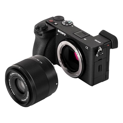 VILTROX عدسة VILTROX 35mm f1.7 E، عدسة AF 35mm F1.7 E Mount لكاميرات سوني E، عدسة رئيسية بفتحة كبيرة APS-C مع تركيز تلقائي لكاميرات سوني ZV-E10 II EV10 a6700 a6600 a6400 a7c ii a7rv a7iii - Image 4