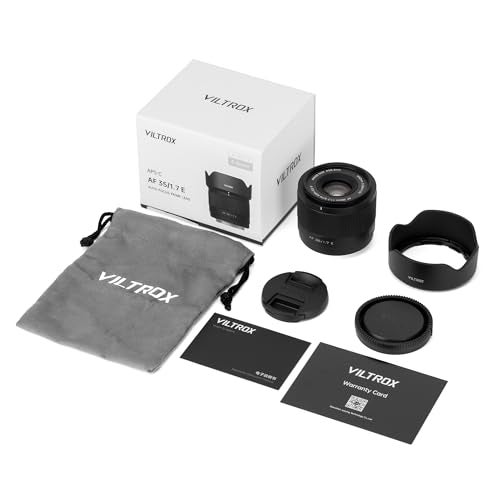 VILTROX عدسة VILTROX 35mm f1.7 E، عدسة AF 35mm F1.7 E Mount لكاميرات سوني E، عدسة رئيسية بفتحة كبيرة APS-C مع تركيز تلقائي لكاميرات سوني ZV-E10 II EV10 a6700 a6600 a6400 a7c ii a7rv a7iii - Image 5