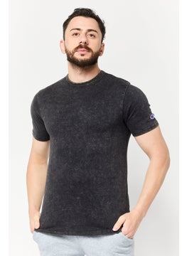 Champion Men Sportswear Fit Short Sleeve Outdoor T Shirts, Black  - Image 1