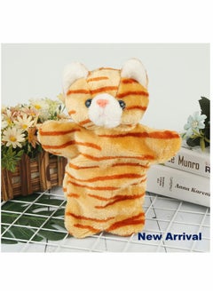 Y&D Cat Hand Puppet, Cute Plush Puppet Toy Finger Doll Parent-child Interactive Gift for Storytelling Teaching Preschool Role- Play  - Image 5