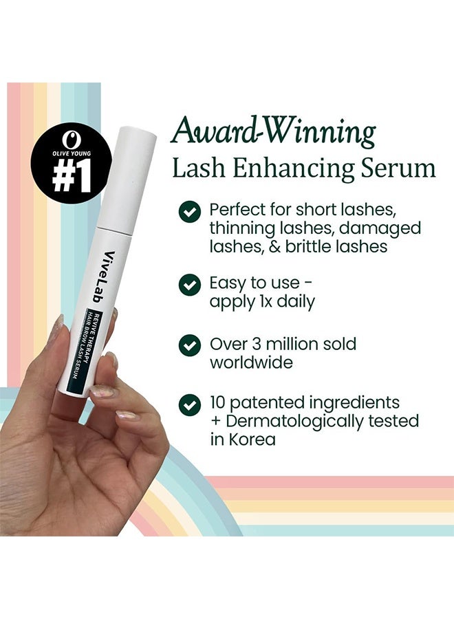 ViveLab Revive Therapy Hair Brow Lash Serum 10 gram, Naturally Thick Slender and Curled, Eyelash & Eyebrow Growth Serum, Care for Eyelashes  - Image 4