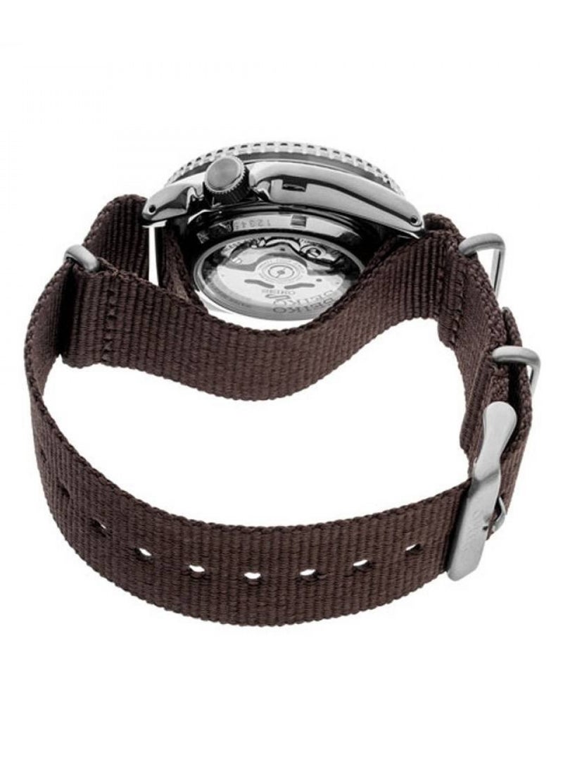Seiko Men's New5 Sports Sport Brown Tone Automatic Watch - SRPD85K1  - Image 4